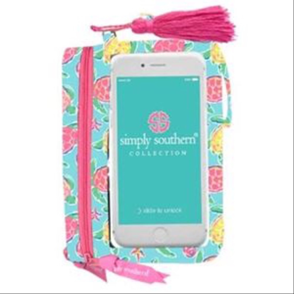 Simply Southern Turtle Nation Phone Wristlet - New